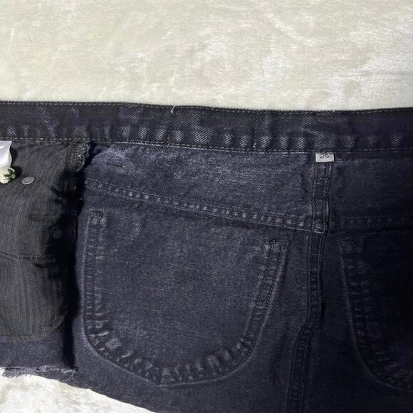 Carmar Los Angeles Denim Mini Skirt Women's XS Retro Daisy Duke Short 90's Inspo - Picture 5 of 10